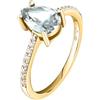 Morellato Tesori SAIW210010 - Anello da donna, 925% argento riciclato, con zirconia cubica, 925% argento riciclato, zirconia cubica