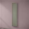 Inbagno Pensile Bagno sospeso cannettato Verde Opaco H 150 cm con Anta Soft-Close e Ripiani Regolabili in Vetro, Bali