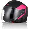 ORIGINE Casco Moto Jet with Bluetooth Casco Scooter con Doppia Visiera Omologato ECE 22-06