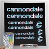 Stickersland Kit adesivi compatibile con telaio MTB Mountainbike e casco Olografico | decals sticker Decalcomanie bici scritte loghi | Stickersland® - Cannondal