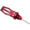 FONGKNOX Tappo di misurazione dell'olio per moto, in lega di alluminio, 19 mm, coperchio dell'olio per moto, tappi per misuratori del motore, universale, adatto per tappi da 19 mm, tappo filtro olio