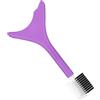 Generico Strumento Applicatore Ciglia,Scudo Mascara Protezione Applicatore | Strumento Silicone Riutilizzabile Trucco Ciglia per Donne Principianti Professioniste Regalo