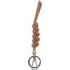 LIEBESKIND BERLIN portachiavi Keyring Short Sepia marrone chiaro
