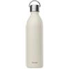 QWETCH - Borraccia Termica Active 1 L Sabbia - Bottiglia termica in Acciaio Inox 90% Riciclato - Mantiene freddo per 24 ore e caldo per 12 ore - Senza perdite & senza BPA - Con ansa ergonomica