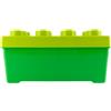 Stein-Experte LEGO® Scatola portaoggetti Verde - media (37x18x18 cm) con coperchio - scatola ordinata impilabile nel design LEGO®