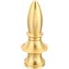 PATIKIL M10 Filetto Lampada Terminale Cappuccio Pomello, Ottone Lampada Paralume Arpa Superiore Vite Cappucci decorazioni Luce Fisso per Tavolo Lampade Da Terra Lampade 21.5x54mm