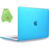 UESWILL Compatibile con MacBook Pro 13 M1 M2 Case 2024 2023 2022-2016 modello A2338 A2289 A2251 A2159 A1989 A1706 A1708, con USB-C Touch Bar, custodia rigida opaca, blu acqua
