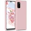 kwmobile Cover per Samsung Galaxy A41 Custodia - Back Case per Smartphone in Silicone TPU - Protezione Gommata - rosa antico matt