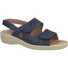 Cushion Walk Sandali da donna con zeppa bassa tripla regolabile Touch Close motivo floreale slingback, Marina Militare, 38 EU