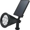 Gloriashoponline FARO LED PANNELLO SOLARE RICARICABILE FARETTO 7 W LUCE CALDA DA GIARDINO