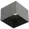 GTV SLV SAKURA SAKURA - Plafoniera quadrata, in alluminio, 120 x 85, IP20, ES111, GU10, colore: Nero