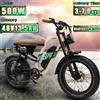 Bicicletta elettrica ONESPORT 500W Potente Motore 48V13.5AH Batteria Freno Idraulico Bici Elettrica 20*4.0 Pollici Pneumatico Moto E-bike - 500W 48V13.5AH