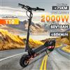 JOYOR T10 escooter 2000W doppio motore 60 v18ah batteria forte arrampicata Scooter elettrici pneumatici grassi da 10 pollici Scooter elettrico - 2000W Dual Motor 60V18Ah