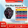 OnePlus Watch 3 SmartWatch Versione globale Wear OS di Google Display LTPO A0MOLED da 1,5 pollici Durata della batteria di 5 giorni Controllo salute degli anni '60 GPS - Obsidian Titanium