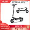 DUOTTS OOTD T10 Scooter elettrico pieghevole Pneumatici fuoristrada da 11 pollici 500W 48V 13.5AH Pieghevole elegante scooter elettrico da montagna E-Scoot - OOTD T10 scooter