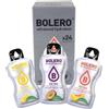 Bolero Drink 24 Bustine mix 3 gr Gusti Diversi Assortimento Ice tea Preparato Polvere Solubile Per Bevanda Fresca in Acqua Prodotto, 72 grammi dolcificato stevia