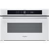 Whirlpool Forno a Microonde da Incasso Combinato con Grill Capacità 31 Litri Potenza 1000 Watt Larghezza 60 cm Tecnologia Sesto Senso / Funzione Crisp / Jet start / Jetdefrost colore Bianco - WMD54MW
