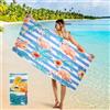 BNWRRCVKE Telo Mare Microfibra ad Asciugatura Rapida, 90 x 180 cm Asciugamano da Spiaggia, Senza Sabbia, Super leggero, Telo Mare Grande per Lo Sport, Yoga, Viaggi, Campeggio, Palestra, Piscina