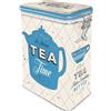 Nostalgic-Art Contenitori da tè retrò, Tea - Idea Regalo per la Cucina, Scatola di Latta con Coperchio Salva Aroma, Design Vintage, 1,3 l