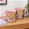 Paladone, Tazza della Principessa Peach di Super Mario che si modifica con il calore, 300 ml, con licenza ufficiale Nintendo, tazza da caffè in ceramica rosa, per bevande calde, da collezione