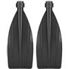 XIASABA Pala per Pagaia per Canoa Pagaia per Kayak e Canoa 1 Paio di Lame di Ricambio Durevoli e Robuste, Nero - Accessori per Canoa, Kayak e Barche a Remi