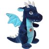 GIPSY TOYS - Drago sonoro 20 cm blu - Peluche per bambini - 071615