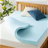 Best Price Mattress BPP-GM-4T 4 Gel Memory Foam Mattress Topper, Blu, Twin XL