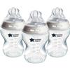 Tommee Tippee biberon anti-colica Natural Start 260ml, con tettarella simile al seno materno, valvola anti-colica, autosterilizzante, 3 pezzi