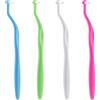 ElevateTech 4 pezzi Tuft, spazzolino ortodontico, spazzolino da denti con ciuffi finali, ultra morbido, spazzolino interdentale per parentesi graffe, retainer impianti dentali, pulizia dei denti