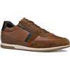 Geox U Renan A, Scarpe da Ginnastica Uomo, Brown Cotto, 45 EU