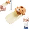 QUTHZZHY Prolunga per rubinetto per bambini, per bambini, con effetto sensore di temperatura, in silicone, per rubinetto, per bambini