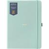 BusyB Busy B 2026 A5 Diary Day-A-Page Planner for Students, Professionals & Teachers - Sage Daily Planner with Gold Foil, Jan - Dec, Elastic Band & Ribbon Marker - Organizer for Desk or Handbag