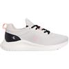 Calvin Klein Donna Sneakers Running Eva Sock Tech Mix con Logo, Grigio (Moonstruck/Creamy White/Orange), 38