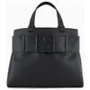 Armani Exchange Susy Small Bag, Borsa per la Spesa Donna, Nero, Taglia Unica