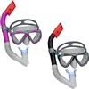 Bestway Occhialini da Snorkeling e Boccaglio Bestway Nero Rosa Adulto (1 Unità)