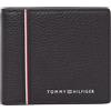 Tommy Hilfiger Uomo Borsello Corp Mini Wallet in Pelle, Nero (Black), Taglia Unica