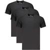 Calvin Klein Uomo T-Shirt Maniche Corte Confezione da 3 Crew Neck Basic, Nero (Black, Black, Black), S