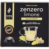 King Cup - 1 Confezione da 10 Capsule di Zenzero e Limone da Zuccherare, 10 Capsule Compatibili con Sistema Lavazza a Modo Mio di Bevanda al Gusto di Limone e Zenzero, Senza Glutine, Senza Lattosio