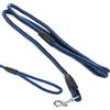 PARENCE.- Guinzaglio per cani in nylon resistente con manico/guinzaglio per animali domestici - 1m20, blu e nero