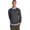 Tommy Jeans Uomo Pullover Slim Fit Crew Neck Sweater Pullover in Maglia, Grigio (New Charcoal), M