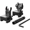 Feyachi Mirino in fibra ottica Flip Up Iron Sight, mirino di backup anteriore e posteriore Set di mirini per armi da fuoco per guida Picatinny