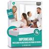 Utopia Bedding Coprimaterasso Matrimoniale Impermeabile 90 x 200 x 30 cm, Viscosa, Oeko-Tex Certified, Proteggi Materasso, Traspirante, Tutto Intorno Elastico