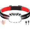 Blukar Torcia Frontale LED Ricaricabile, 2000 Lumen Super Luminosa Lampada Frontale, 10 Modalità & Dimmerabile in Continuo, IPX5 Impermeabile Torcia da Testa per Campeggio/Trekking/Pesca/Emergenza
