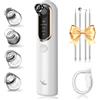 Yccu Aspiratore Punti Neri Professionale, Elettrico Comedone per Pulizia Viso e Rimozione Pori, Aspira Brufoli e Impurità con 4 Testine e 4 Modalità di Aspirazione, Blackhead Remover Vacuum