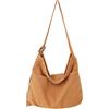 X SIM FITNESSX Unisex perizoma Bag Oxford borsa a tracolla singola per donna Shopping Bag quotidiano/ufficio/scuola/viaggio borsa in tessuto di moda (Marrone)