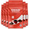 by Amazon Caffè Macinato, Tostatura Media 1,36kg (6 Confezioni da 227g) - Certificato Rainforest Alliance