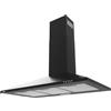 CIARRA Cappa Aspirante da Parete 90cm - 370m³/h, Classe A, Cappa Inclinata con Ricircolo e Scarico Esterno, Luci LED Regolabili, Aspiratore da Cucina - CAB9201A