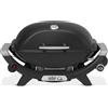 Weber Q2100N Barbecue a Gas, Superficie Grill 53 x 38 cm, Barbecue Portatile, 1 bruciatore, Coperchio Alto, griglia in ghisa Smaltata in Porcellana a 2 sezioni - Nero (1501082)