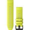 Garmin Cinturino quickfit per fenix 6x pro in silicone giallo