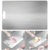 HJYDGJ Tagliere da Cucina 30x20 Ttagliere Acciaio Inox Set Taglieri Cucina Tagliere Acciaio Inox Ttagliere Acciaio Titanio